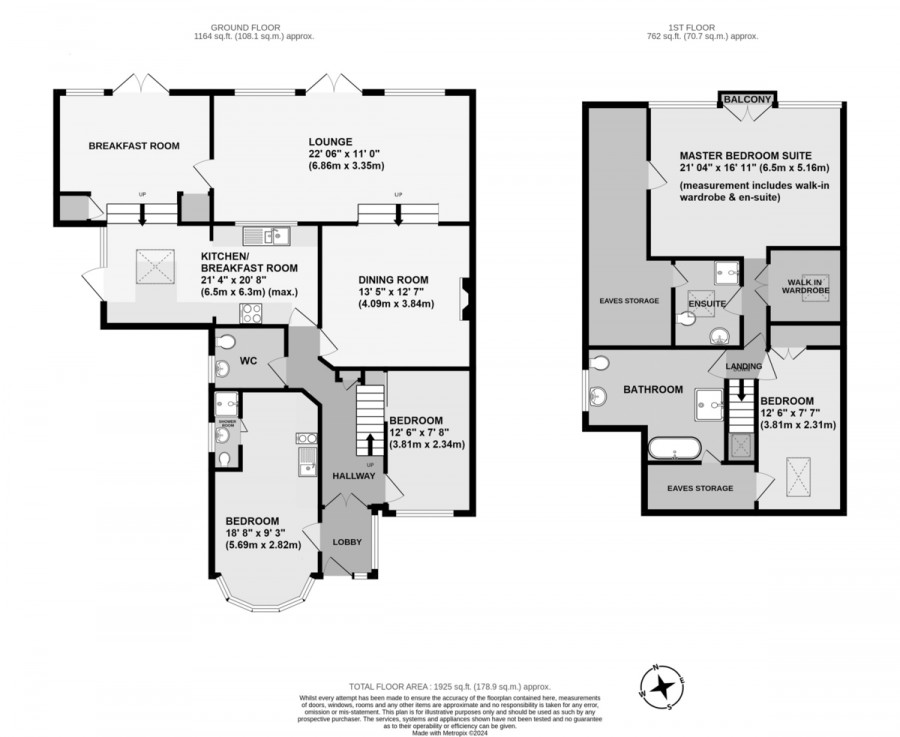 Floorplans For Yeovil Close, Orpington