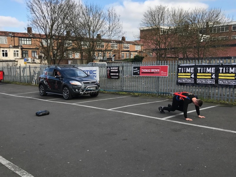 Thomas Brown Estates proudly sponsored the Ripped Muscle and Fitness gym Car Pull Challenge today in Orpington.