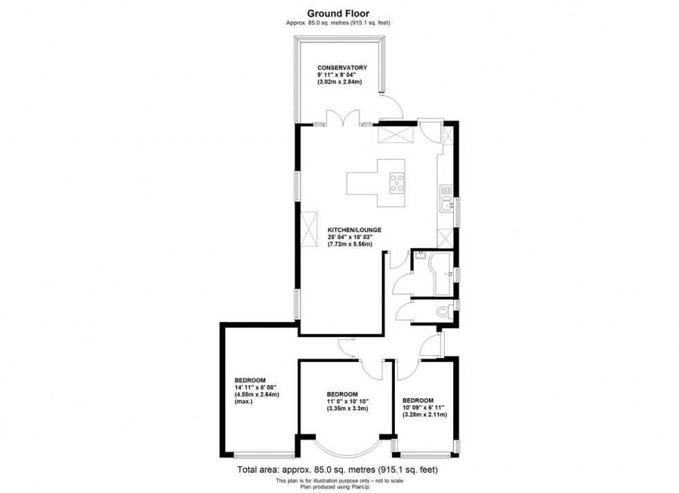 Floorplan for High Beeches, Orpington