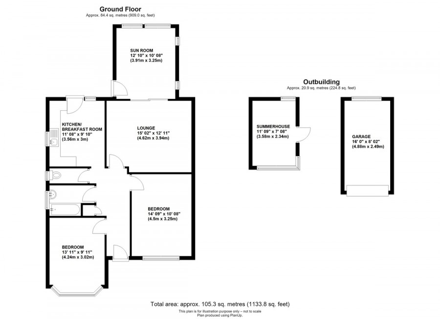 Floorplans For Lodge Crescent, Orpington