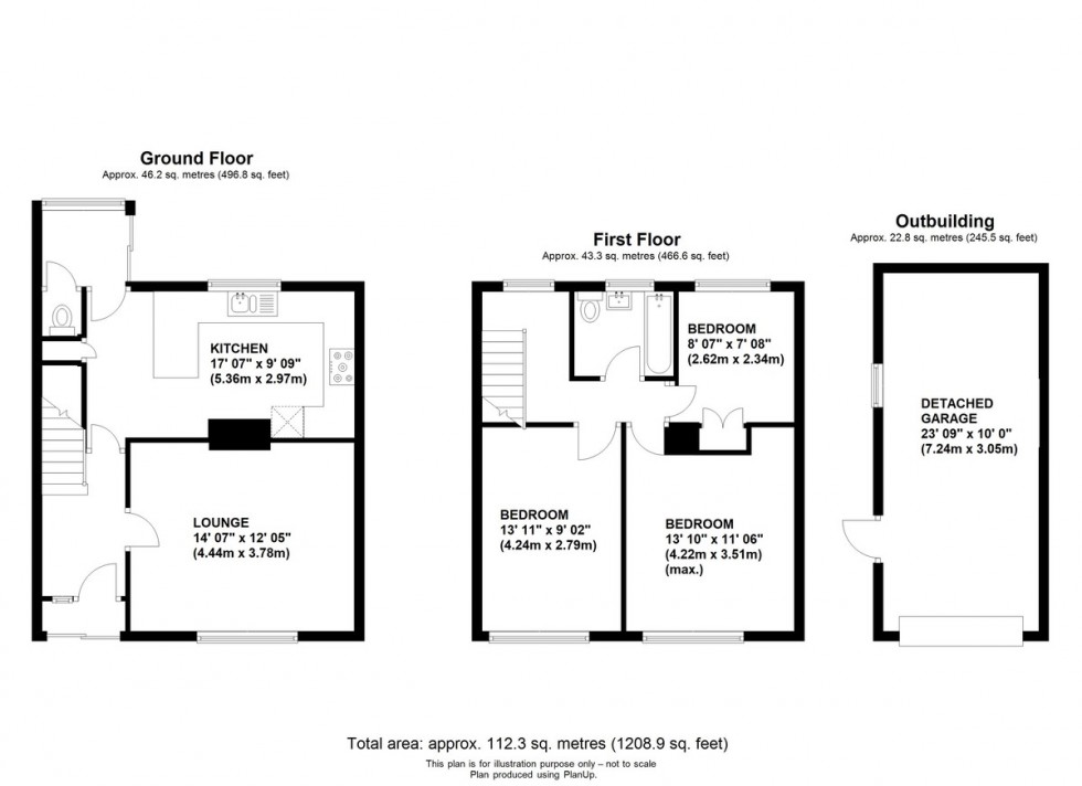 Floorplan for Rushet Road, Orpington
