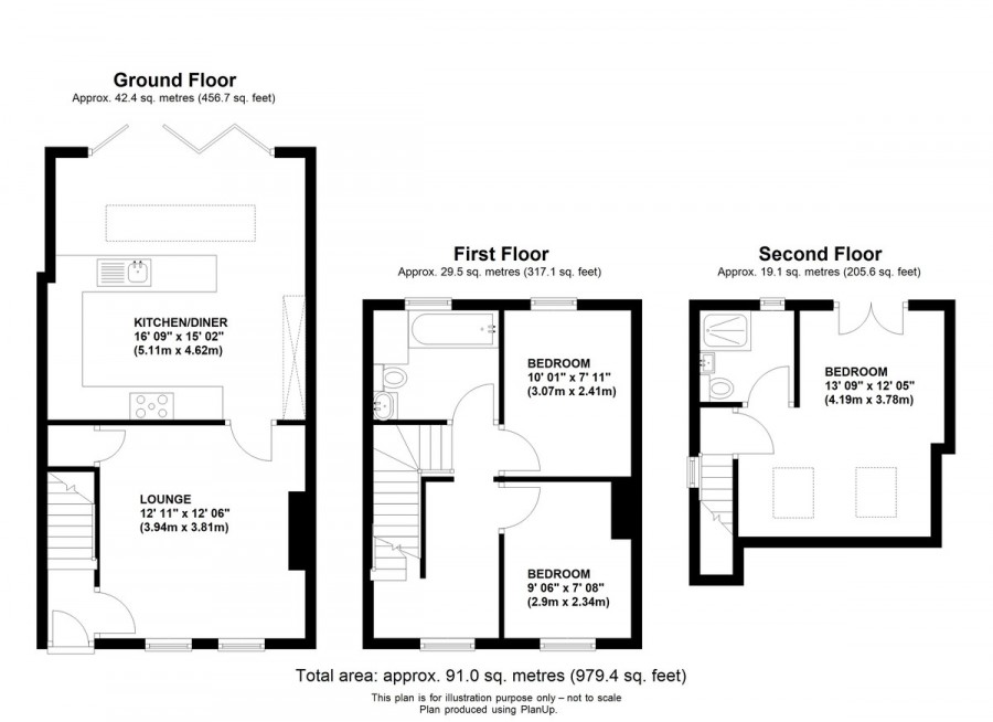 Floorplans For Homefield Rise, Orpington