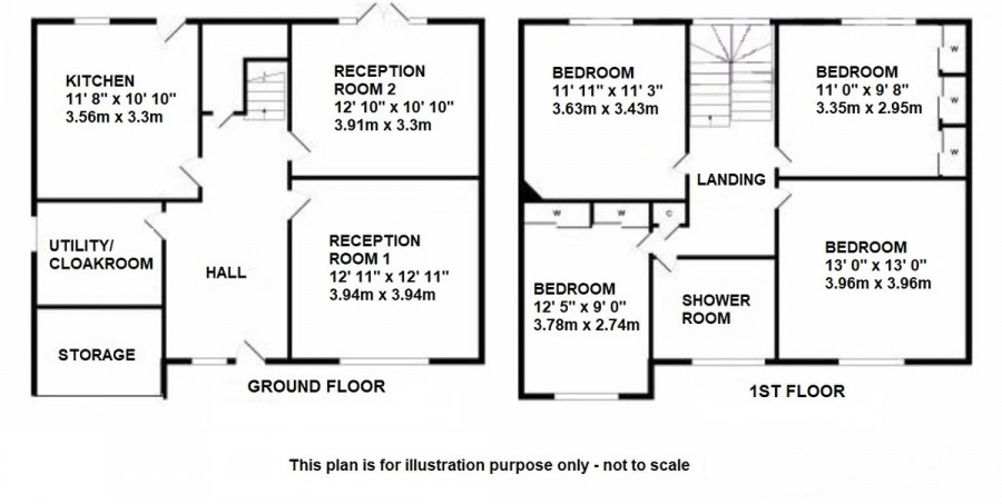 Floorplans For Repton Road, Orpington