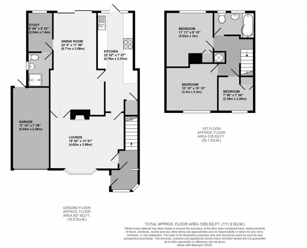 Floorplan for Whippendell Way, Orpington