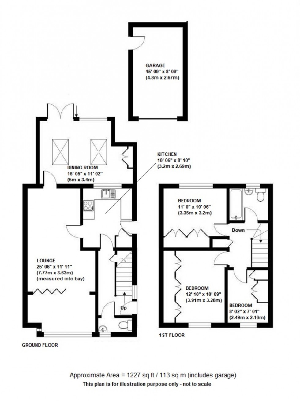 Floorplan for Tubbenden Lane, Orpington
