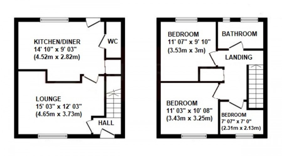 Floorplans For Beddington Road, Orpington