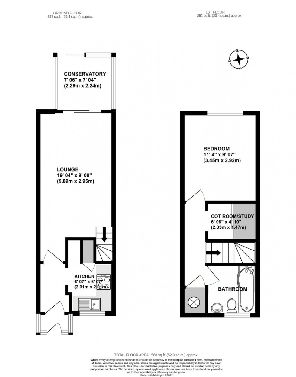Floorplan for Sandpiper Way, Orpington