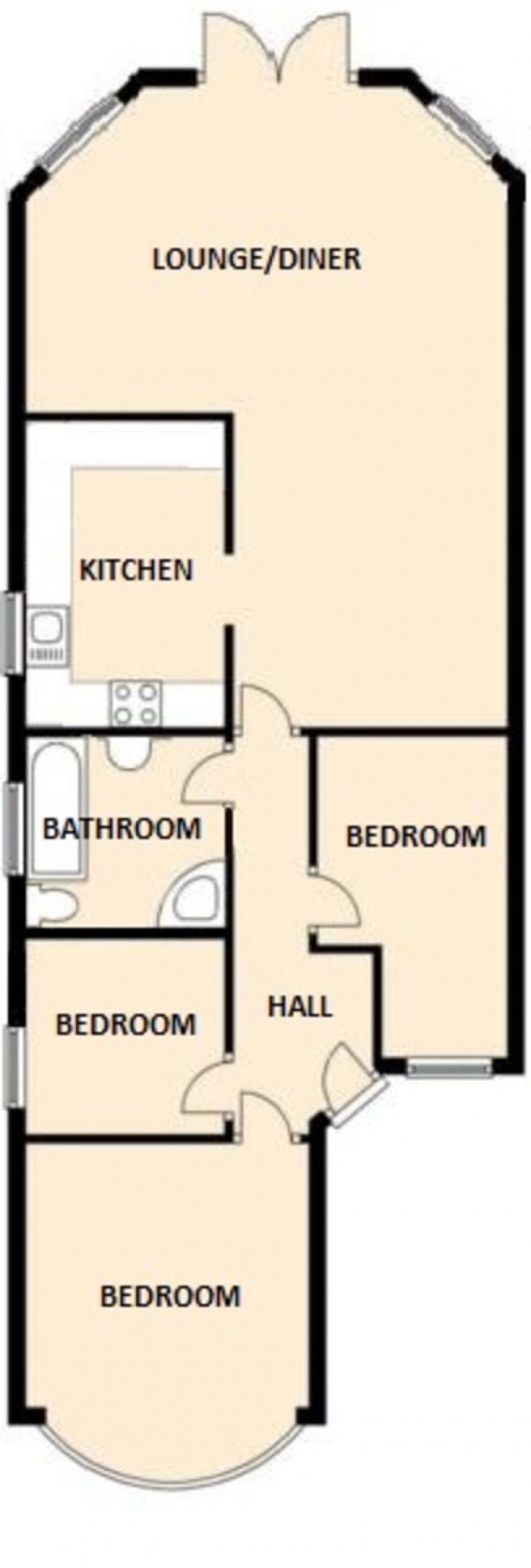 Floorplan for Borkwood Way, Orpington