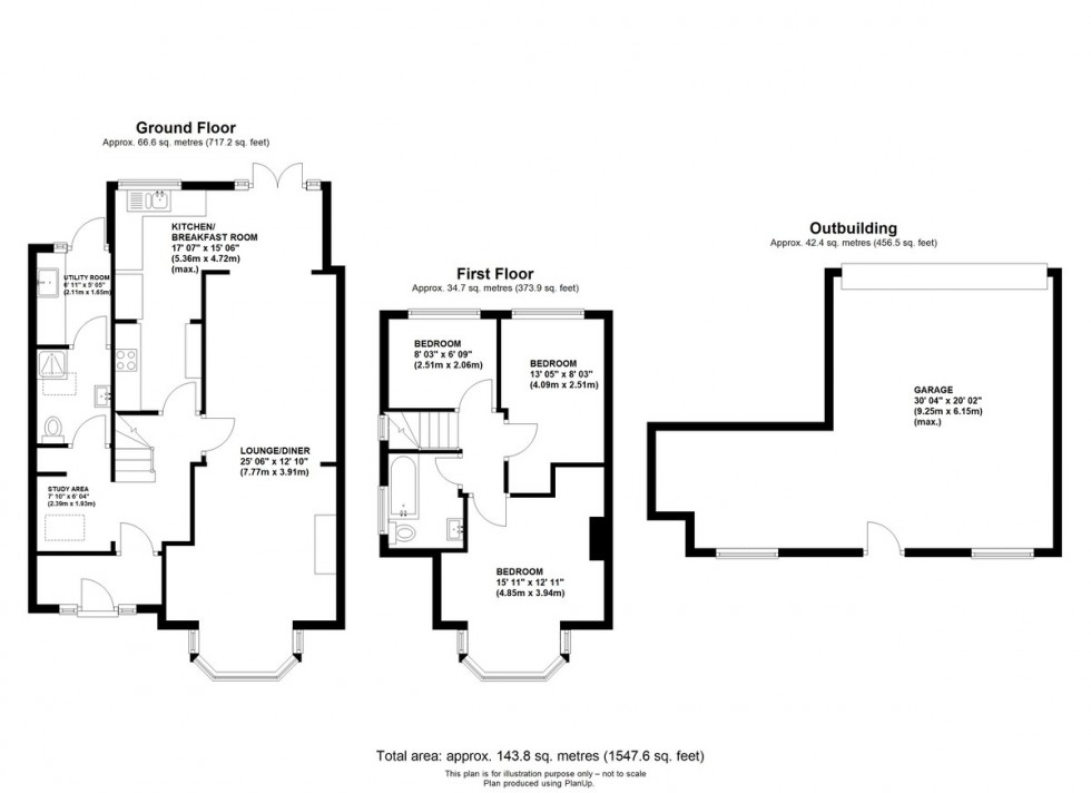 Floorplan for Cray Avenue, Orpington