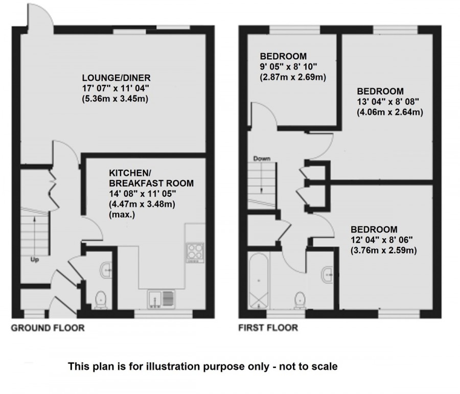 Floorplans For Larkspur Close, Orpington