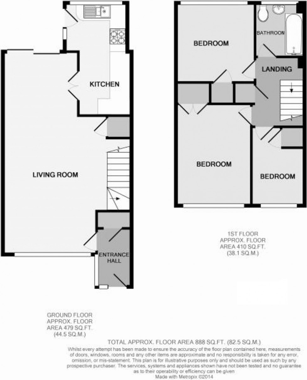 Floorplan for Woodcote Drive, Orpington