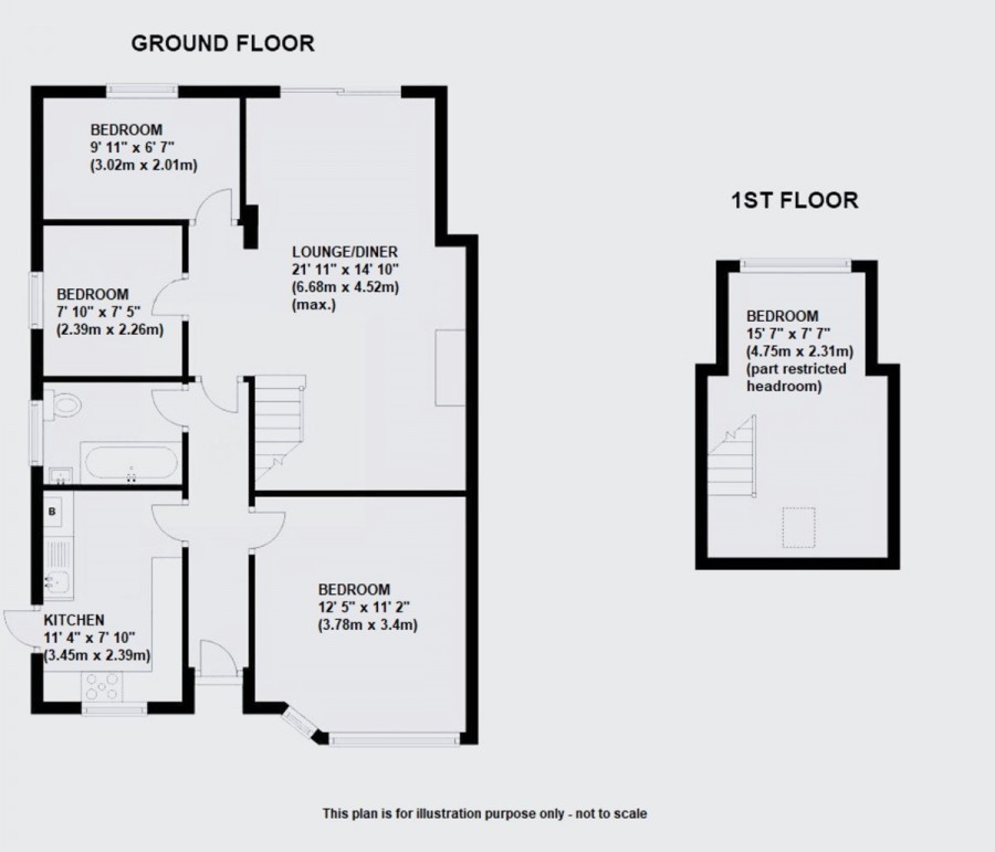 Floorplans For Somerden Road, Orpington