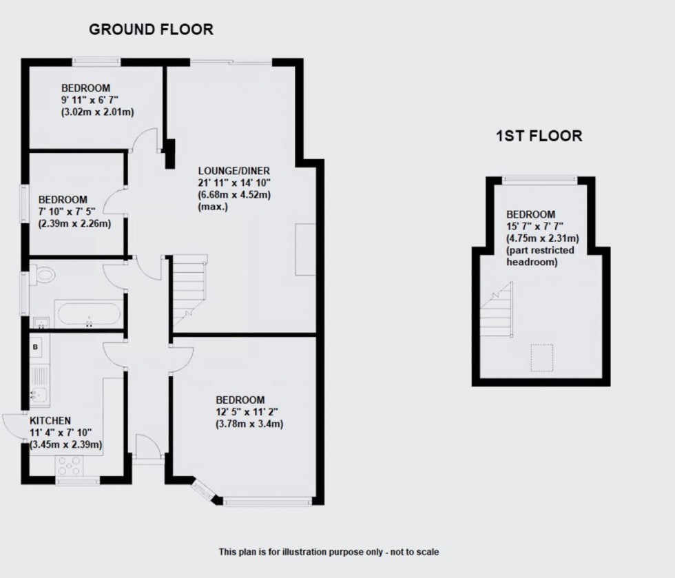 Floorplan for Somerden Road, Orpington