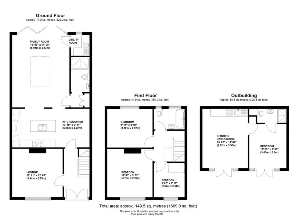 Floorplan for Arundel Drive, Orpington