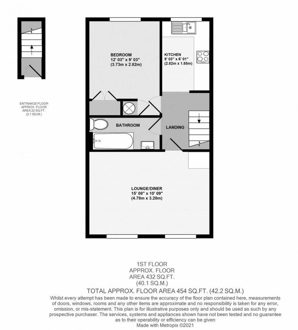 Floorplan for Bishop Butt Close, Orpington