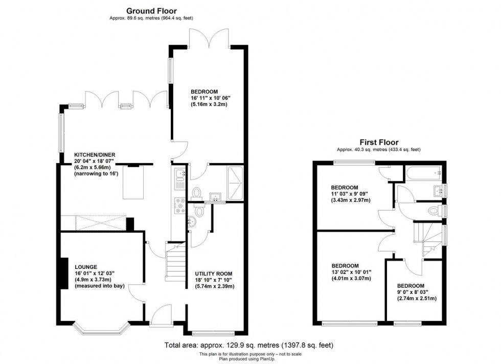 Floorplan for Charterhouse Road, Orpington