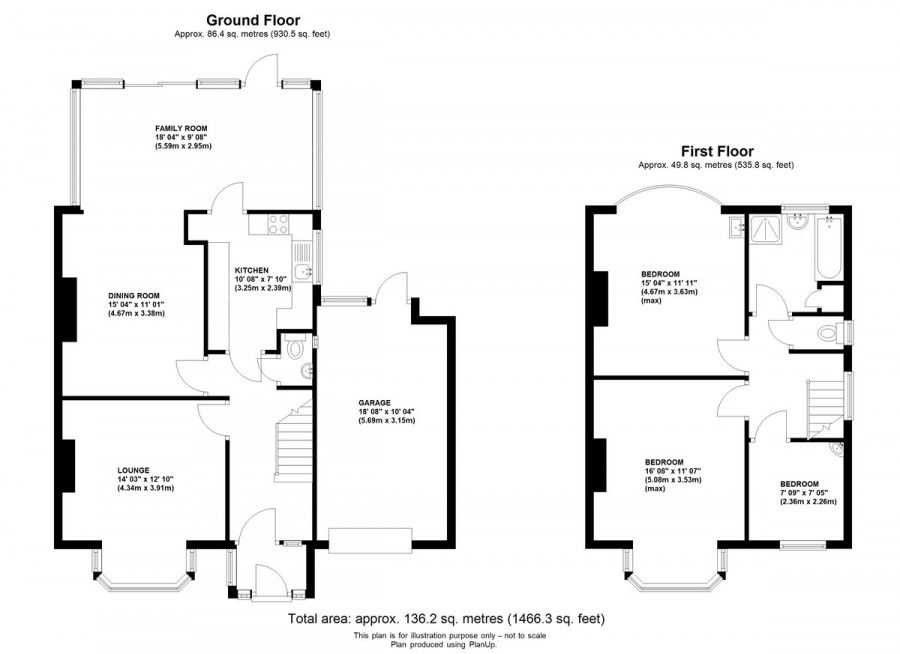 Floorplans For Spur Road, Orpington