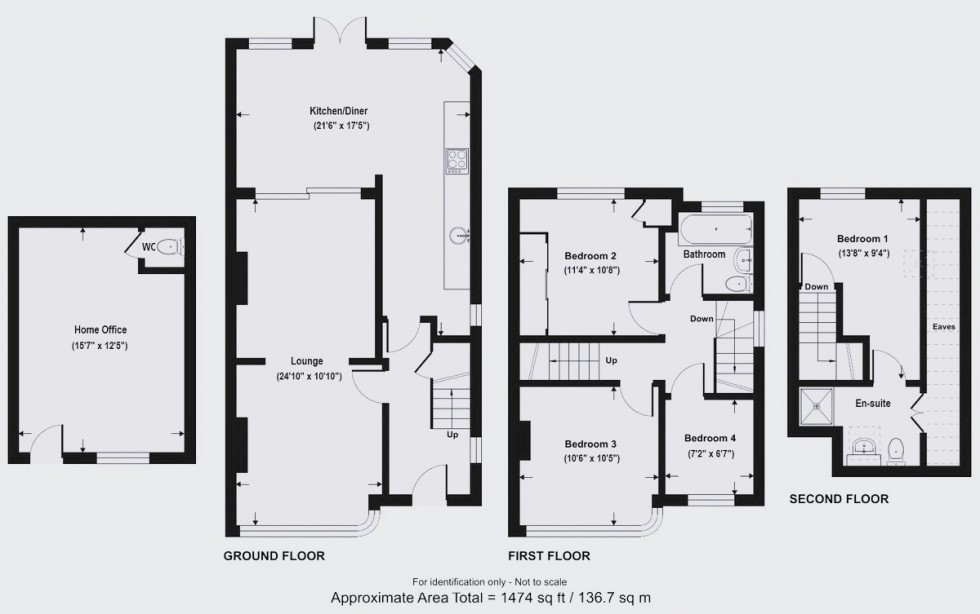 Floorplan for Lodge Crescent, Orpington