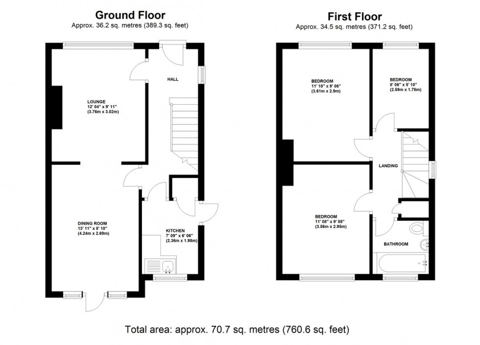 Floorplan for Hilda Vale Road, Orpington
