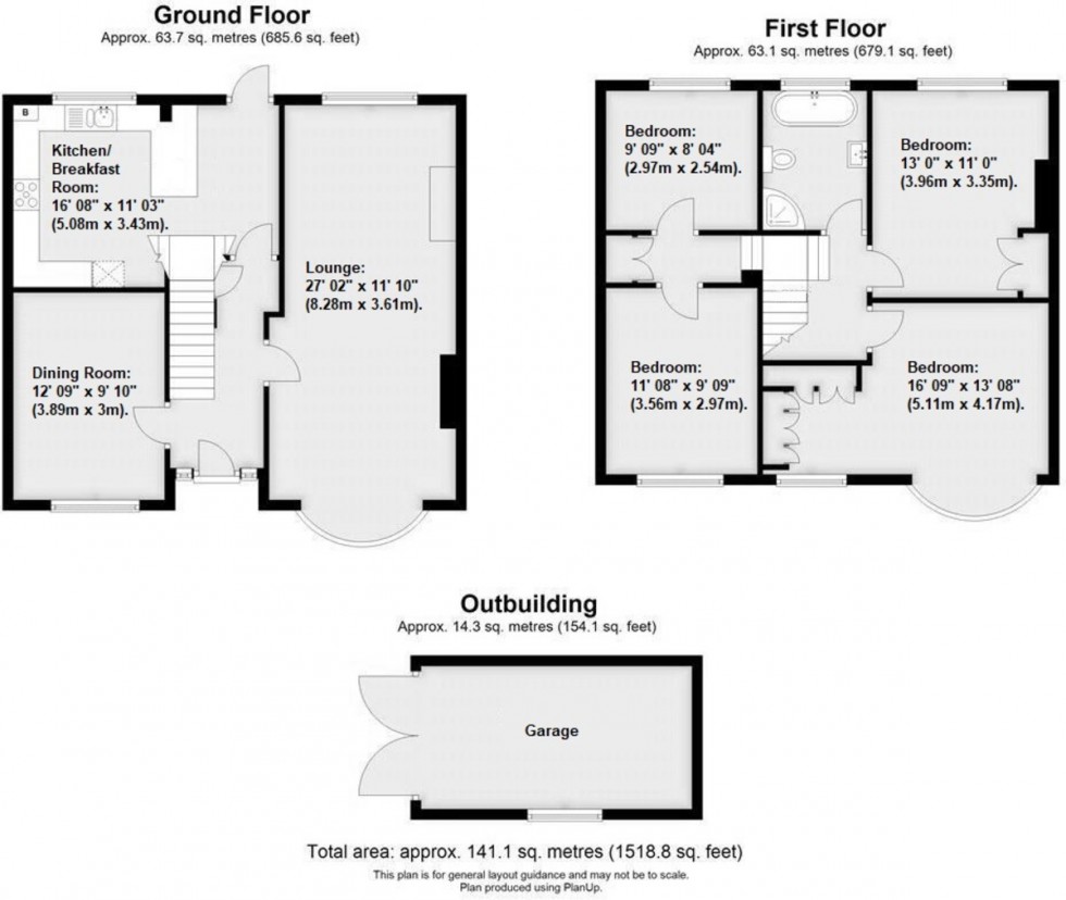 Floorplan for Lancing Road, Orpington