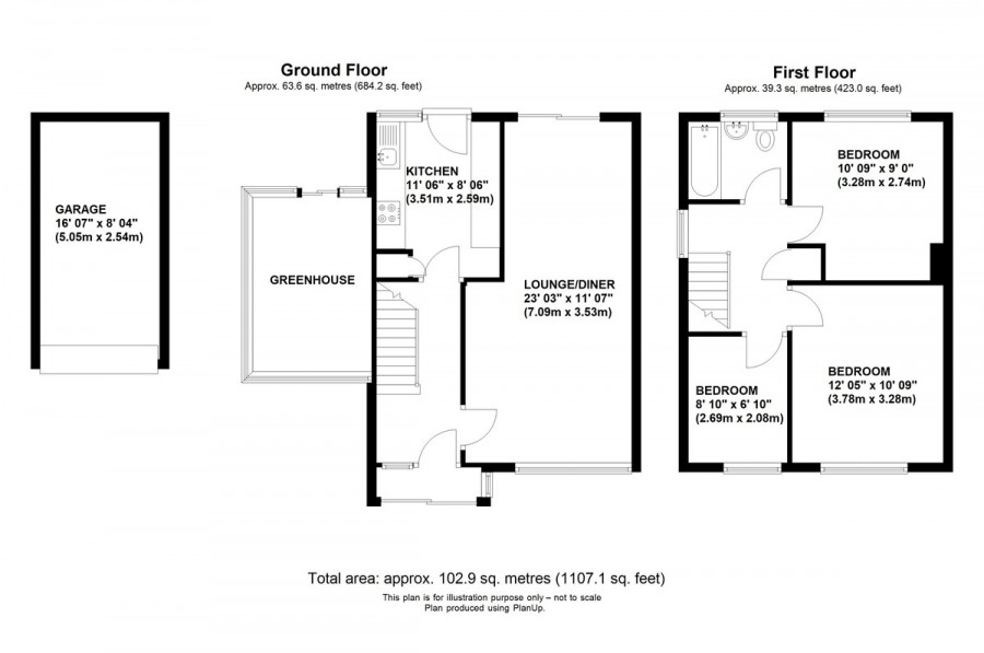 Floorplans For Tilbury Close, Orpington