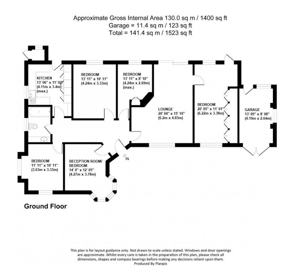 Floorplan for Keswick Road, Orpington