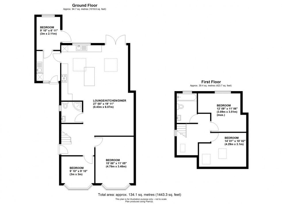Floorplan for Rusland Avenue, Orpington
