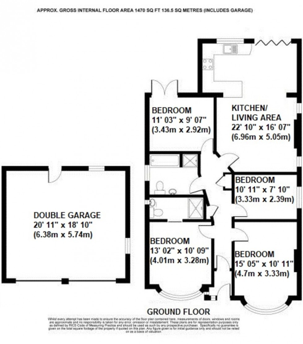 Floorplan for Court Road, Orpington