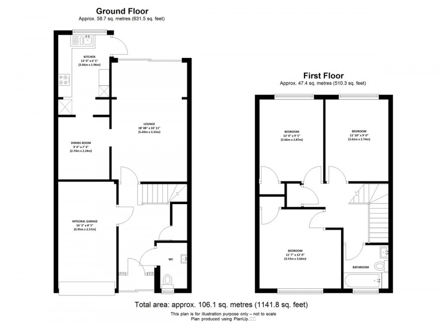 Floorplans For Broomwood Road, Orpington
