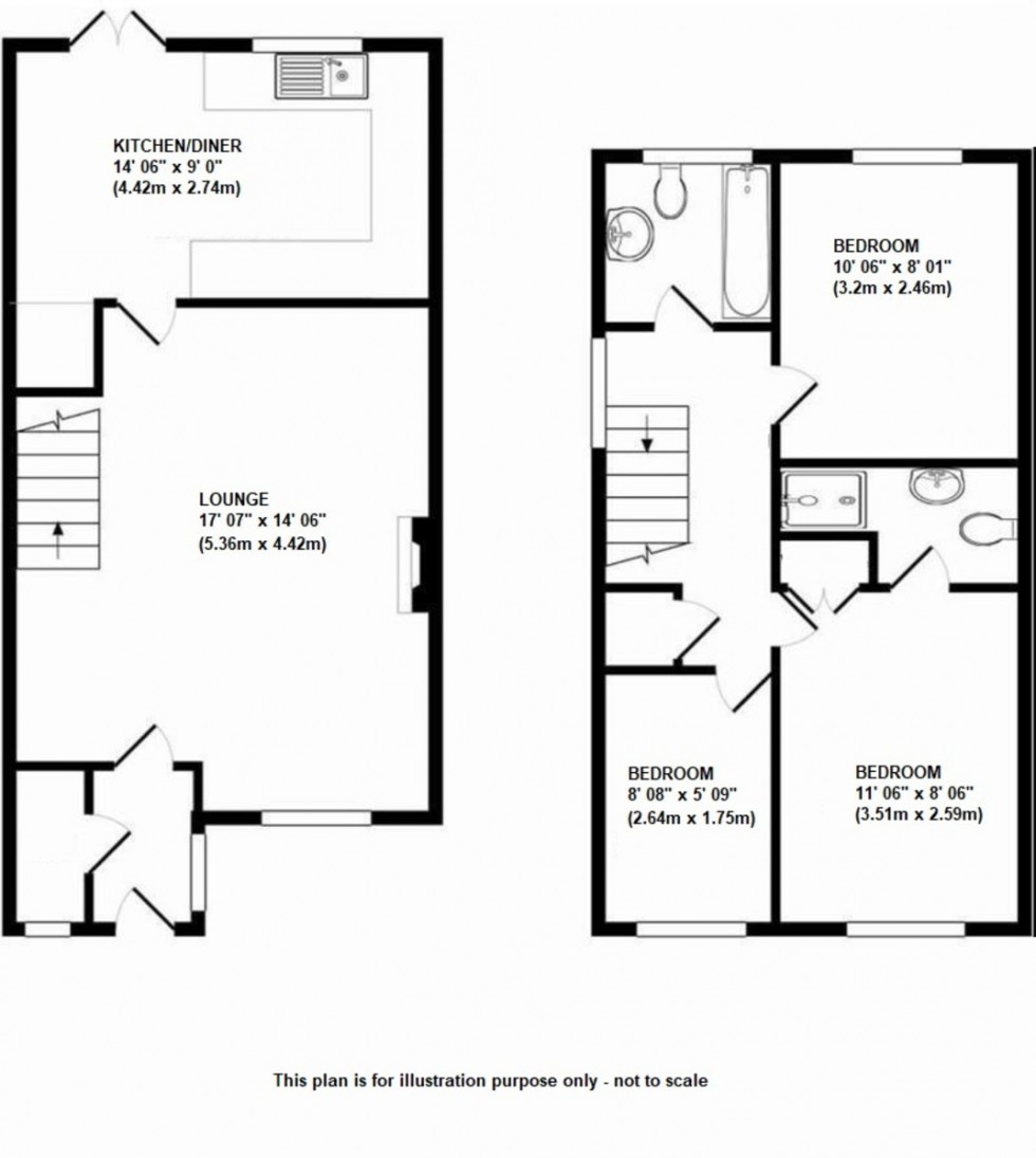 Floorplan for Helegan Close, Orpington