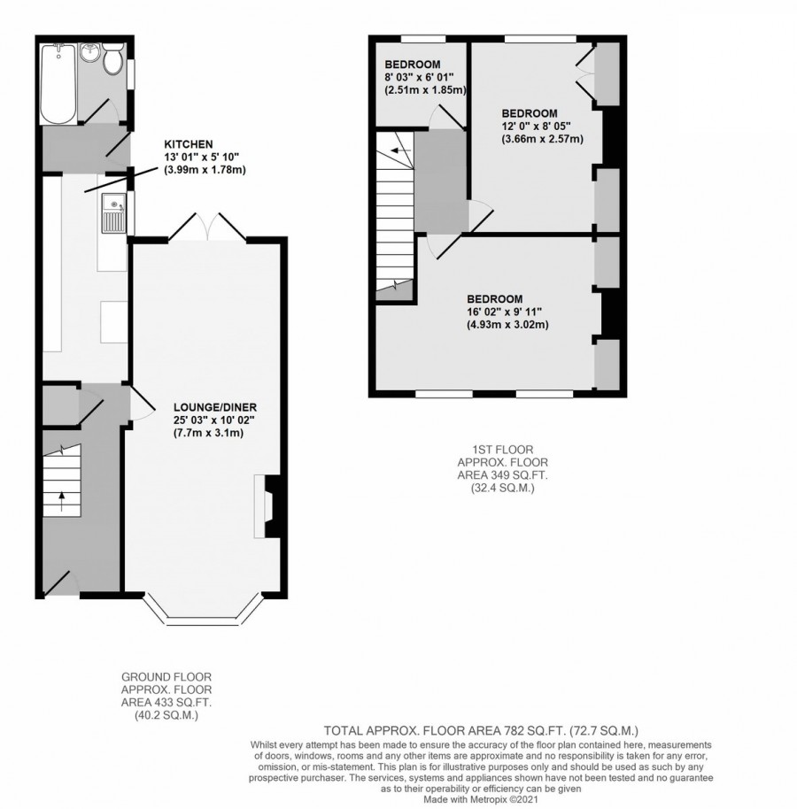 Floorplans For Elmcroft Road, Orpington