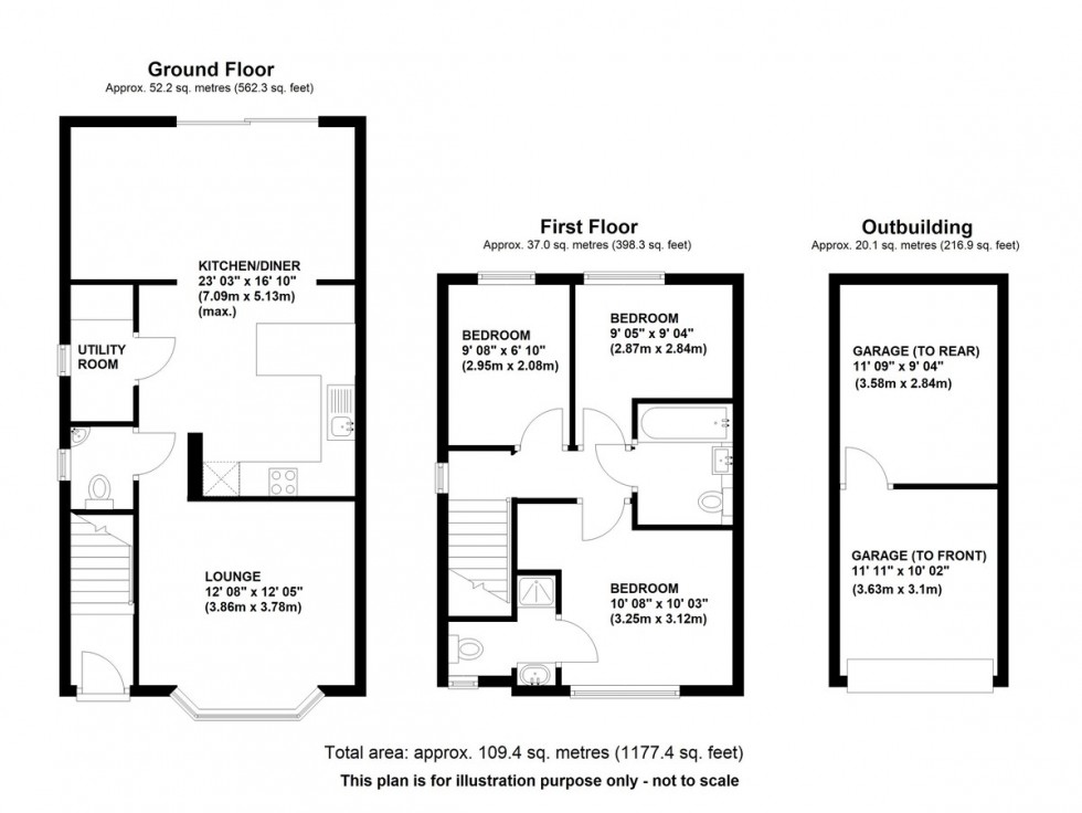 Floorplan for Hayfield Road, Orpington