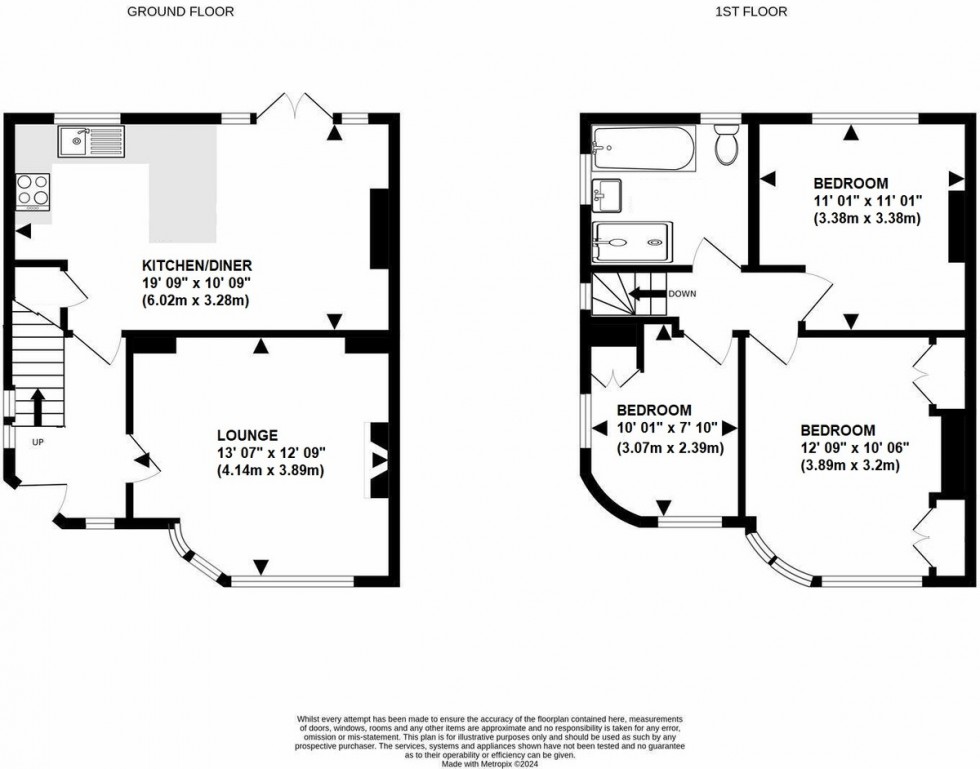 Floorplan for Borkwood Way, Orpington