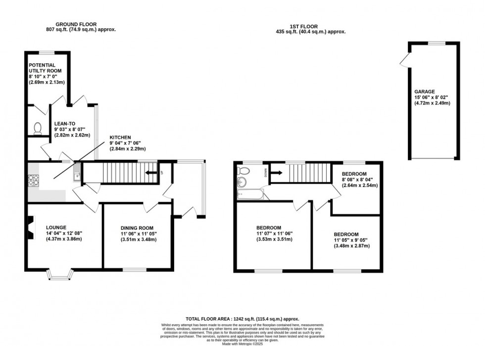 Floorplan for Southdene, Halstead