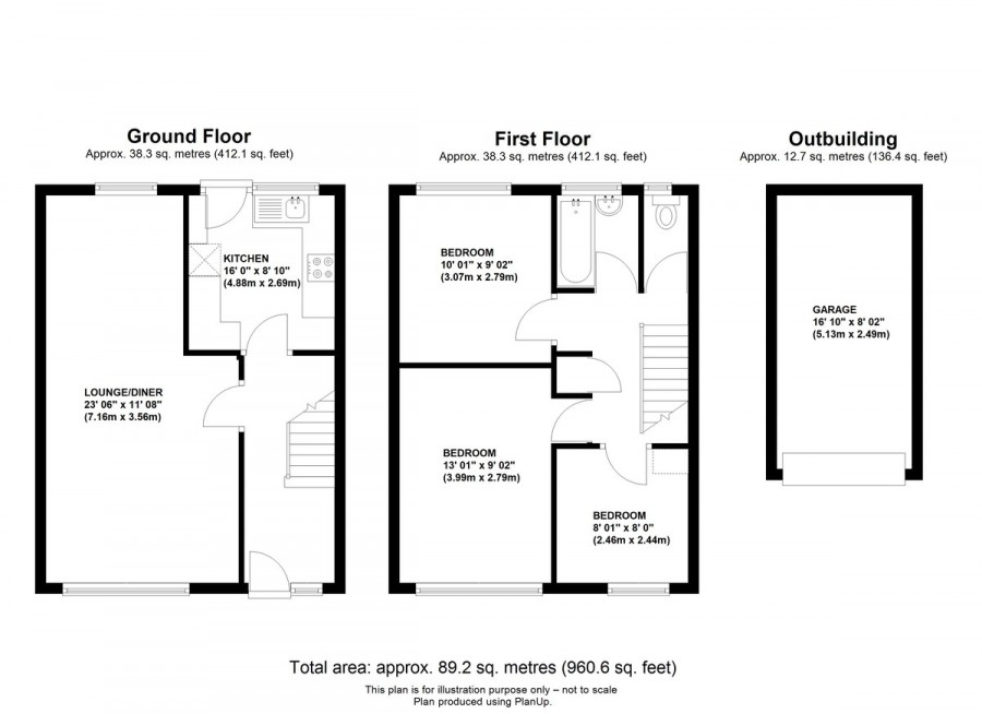 Floorplans For Loxwood Close, Orpington