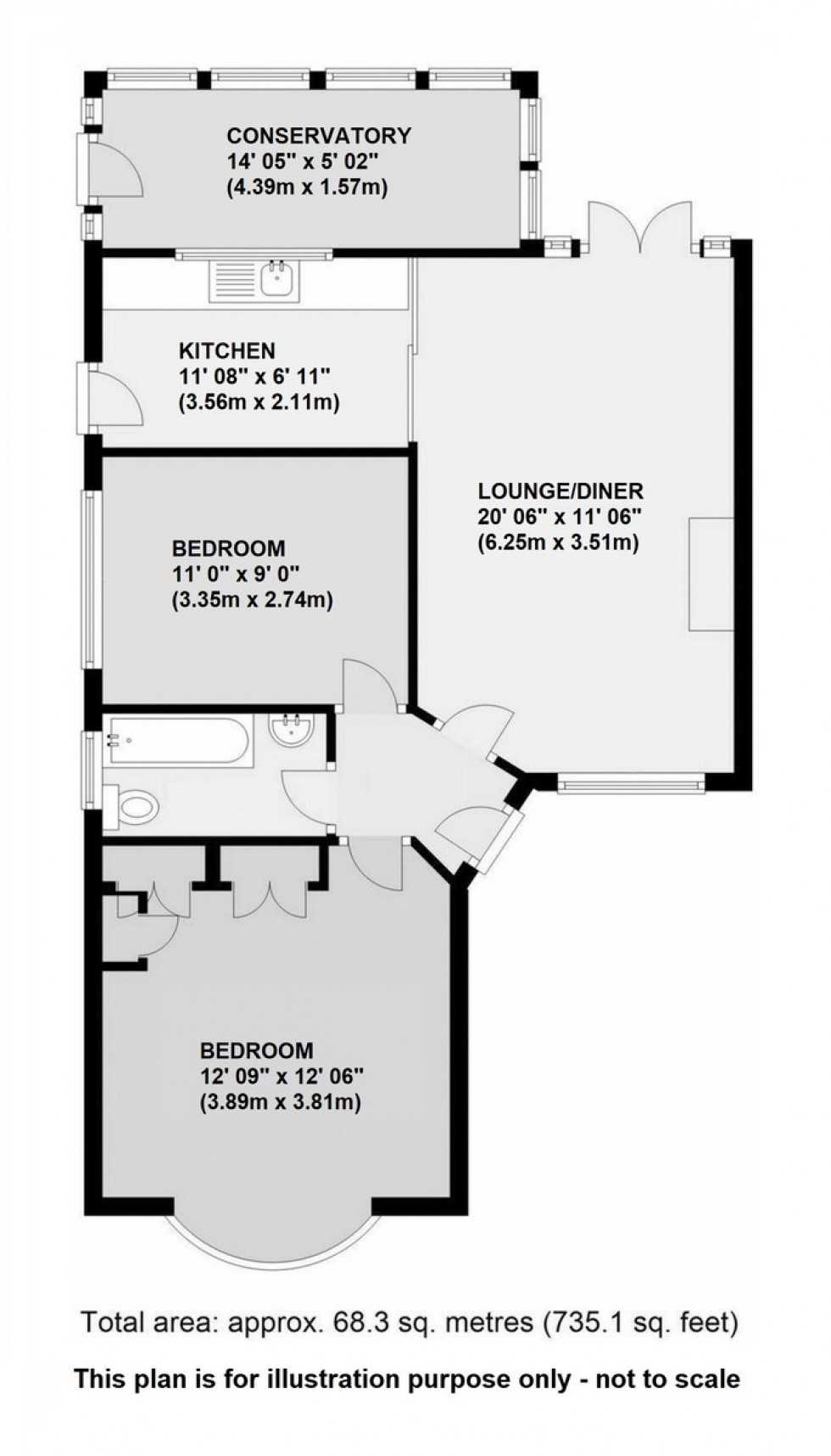 Floorplan for May Avenue, Orpington