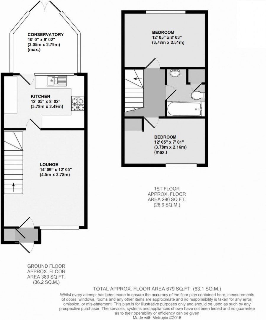 Floorplans For Doveney Close, Orpington