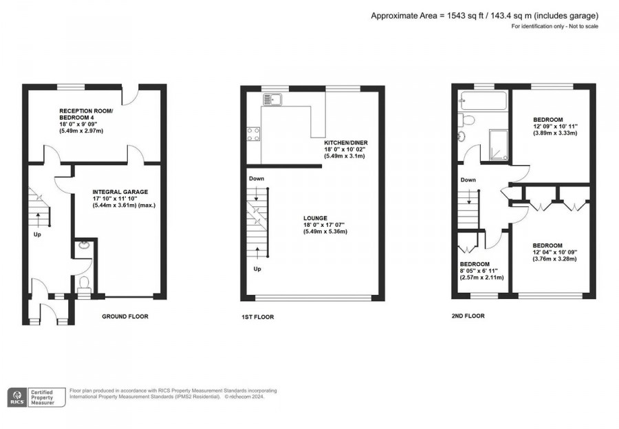 Floorplans For Dryland Avenue, Orpington