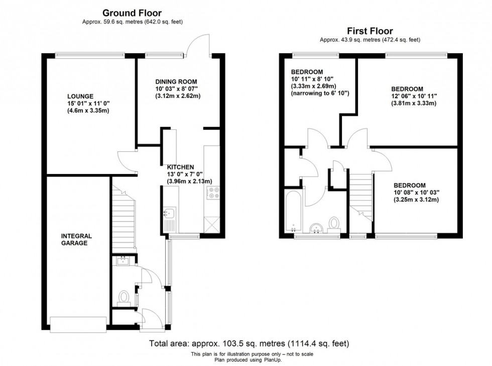 Floorplan for Charing Close, Orpington