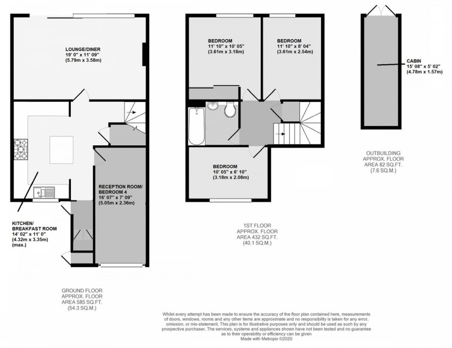 Floorplans For Fox Close, Orpington