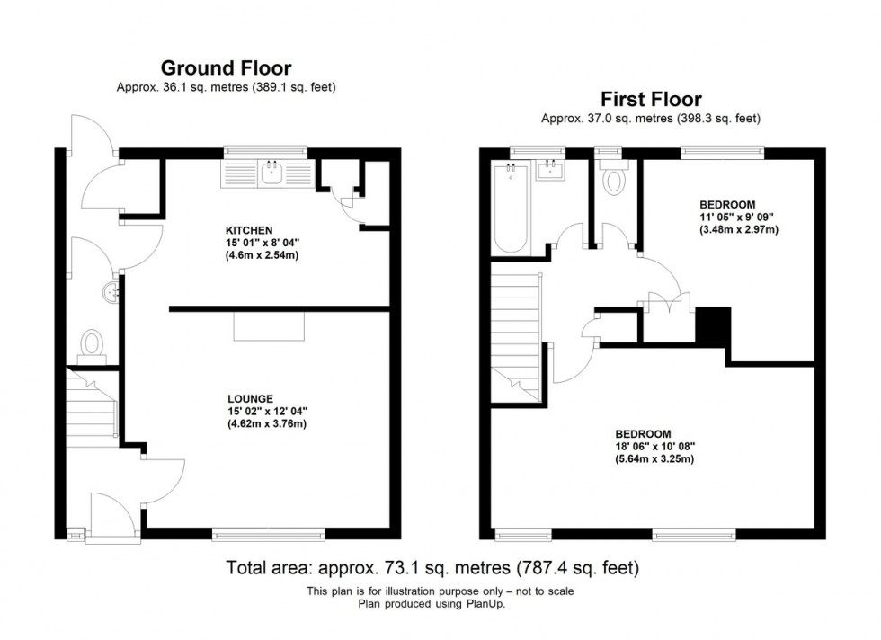 Floorplan for Thorndon Road, Orpington