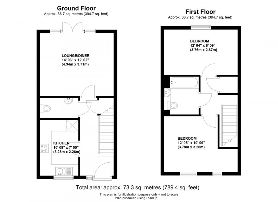 Floorplans For Pinson Way, Orpington