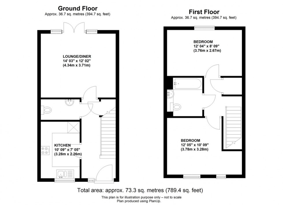 Floorplan for Pinson Way, Orpington