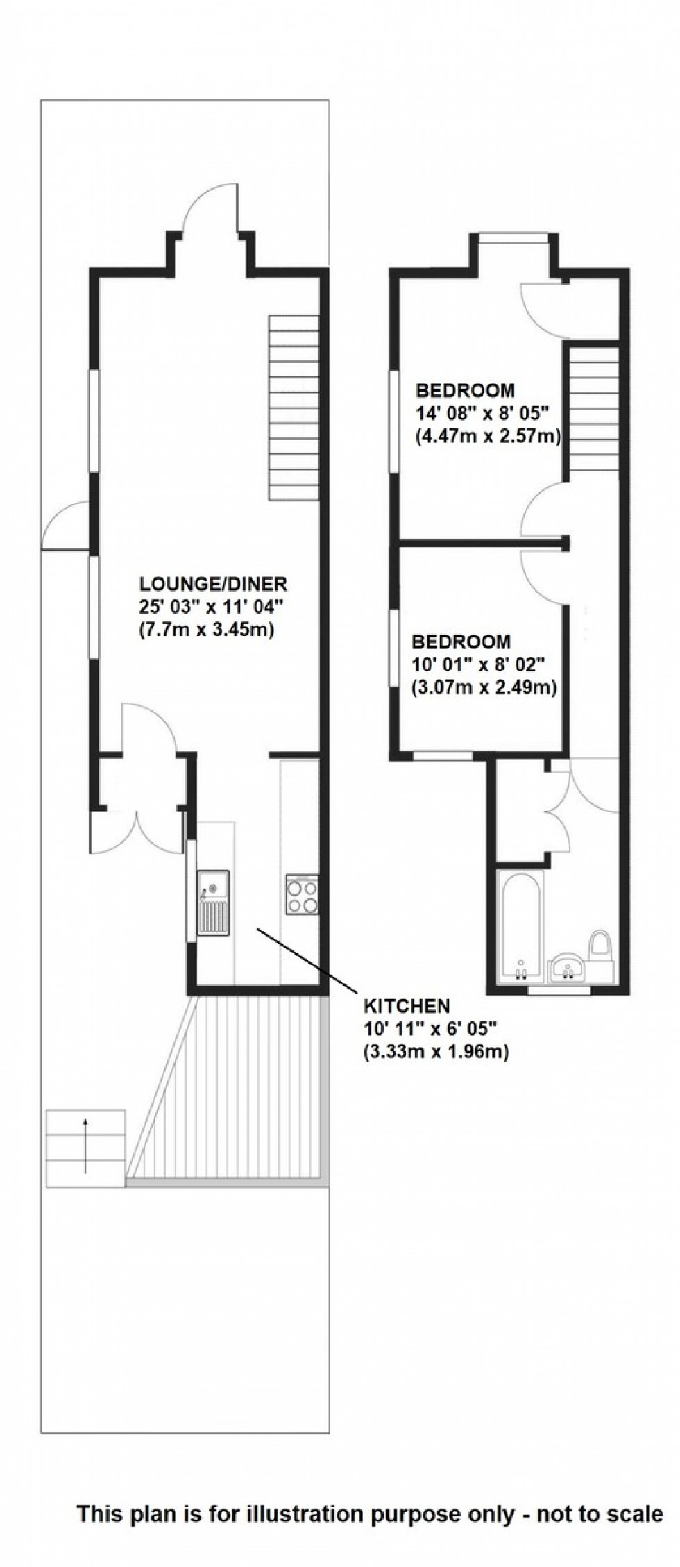 Floorplan for New Road, Orpington