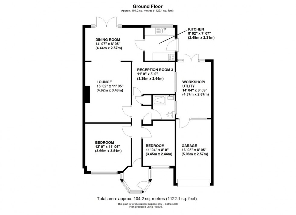 Floorplan for Derwent Drive, Orpington