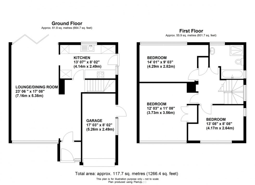Floorplan for Woodside, Orpington