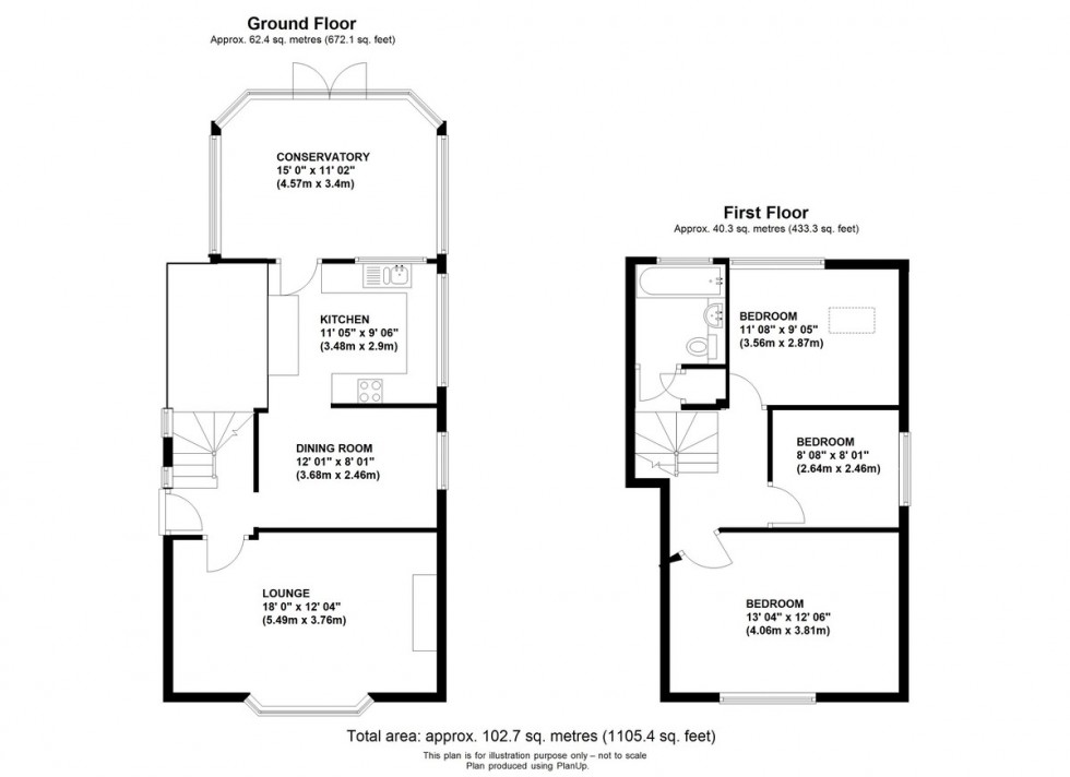 Floorplan for Friar Road, Orpington