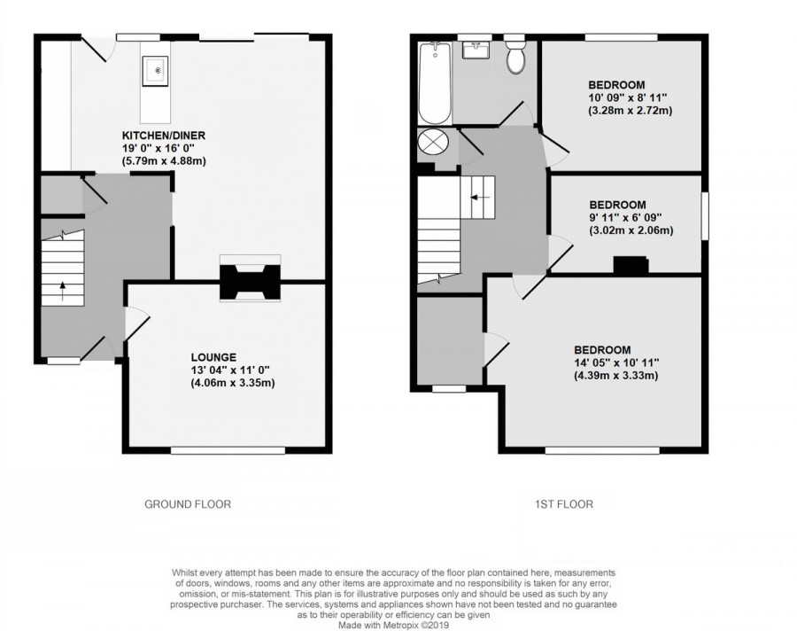 Floorplans For Cloonmore Avenue, Orpington