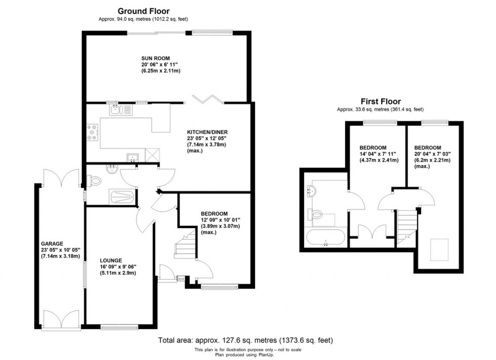 Floorplan for Court Road, Orpington