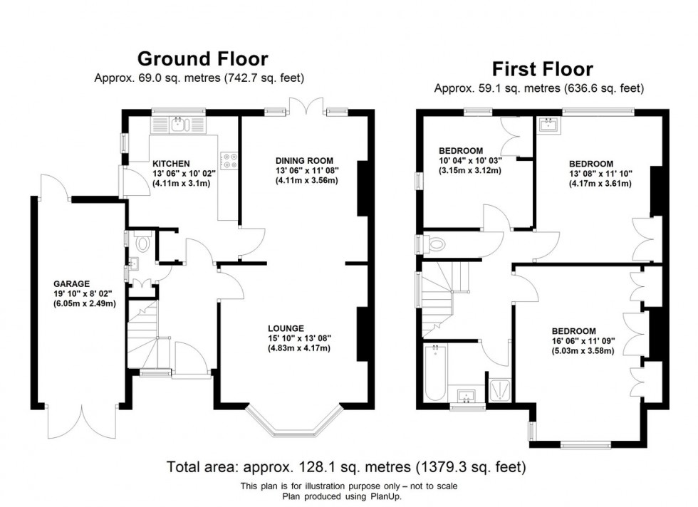 Floorplan for Wood Ride, Petts Wood